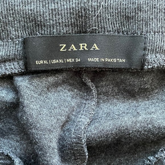 Mens XL Zara Joggers Charcoal Grey - Picture 3 of 4